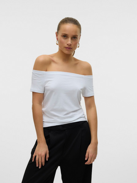 Vero Moda Biele dámske tričko Vero Moda