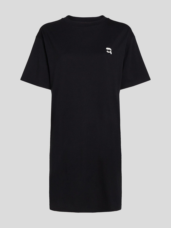 Karl Lagerfeld Čierne dámske šaty KARL LAGERFELD