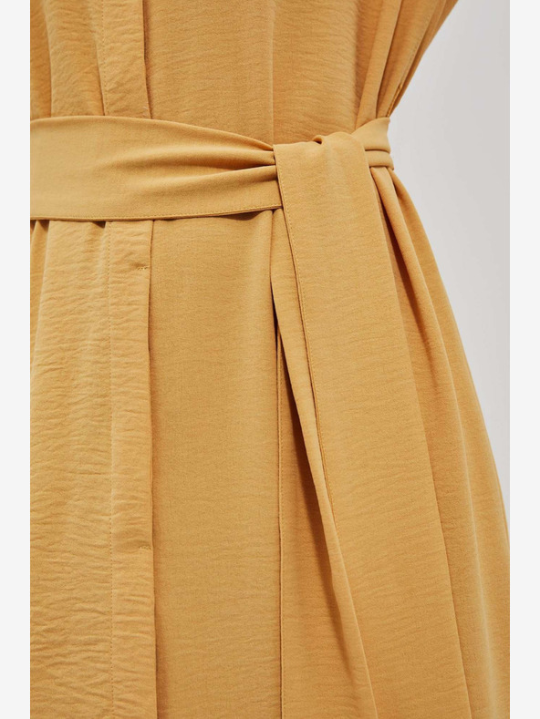 Moodo Žlté dlhé šaty Moodo