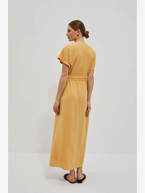 Moodo Žlté dlhé šaty Moodo