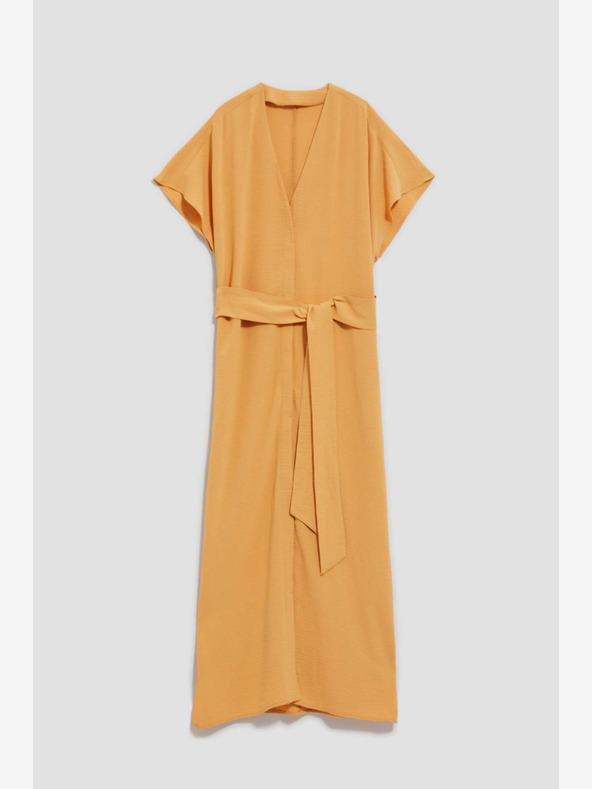 Moodo Žlté dlhé šaty Moodo