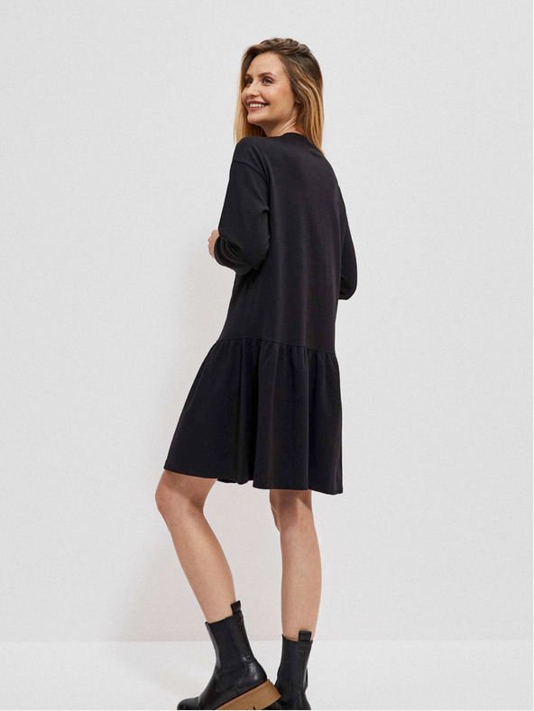 Moodo Čierne dámske šaty Moodo