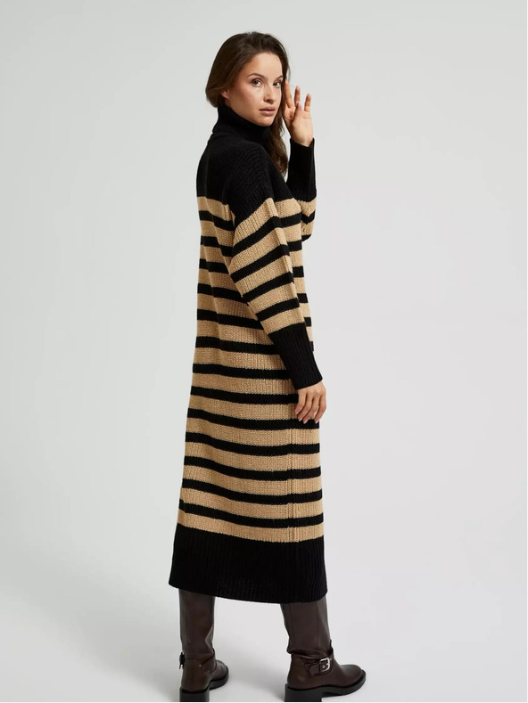 Moodo Dámske šaty s rolákom Moodo