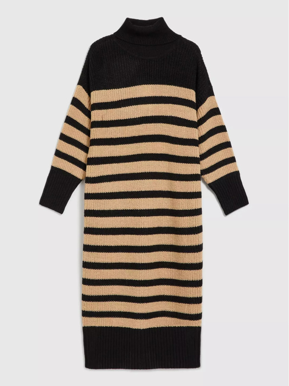 Moodo Dámske šaty s rolákom Moodo