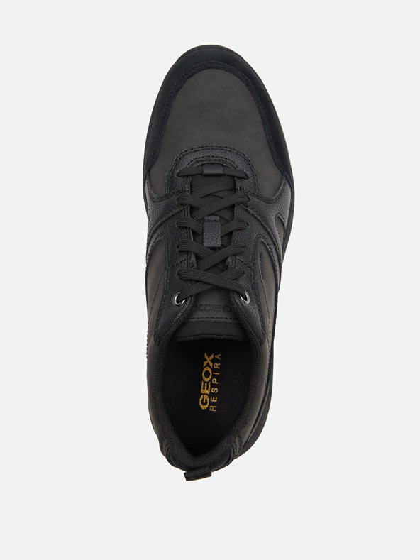 Geox Čierne pánske tenisky Geox Molveno
