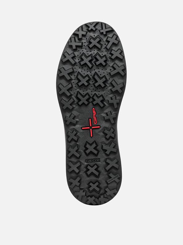 Geox Čierne pánske členkové tenisky Geox Granito + Grip B A