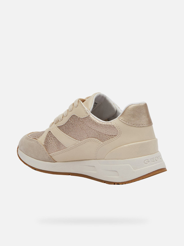 Geox Krémové dámske tenisky Geox Bulmya