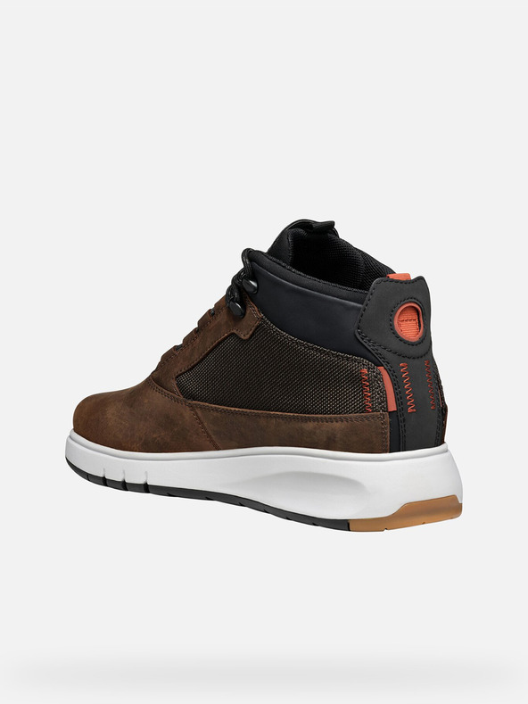 Geox Hnedé pánske členkové topánky Geox Aerantis 4X4 B Abx