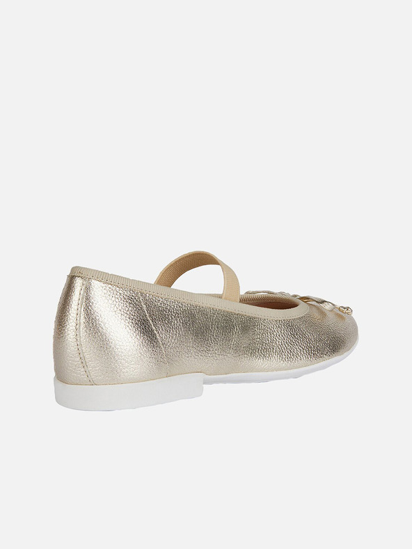 Geox Zlaté dievčenské balerínky Geox Plie