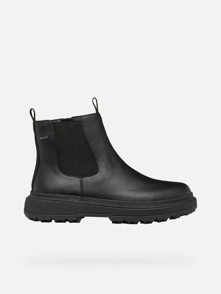 Geox Čierne dámske členkové čižmy Geox Lamidie + Grip ABX