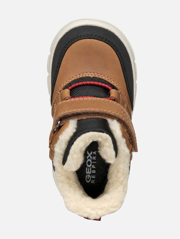 Geox Hnedé chlapčenské zimné topánky Geox Willaboo B Ab