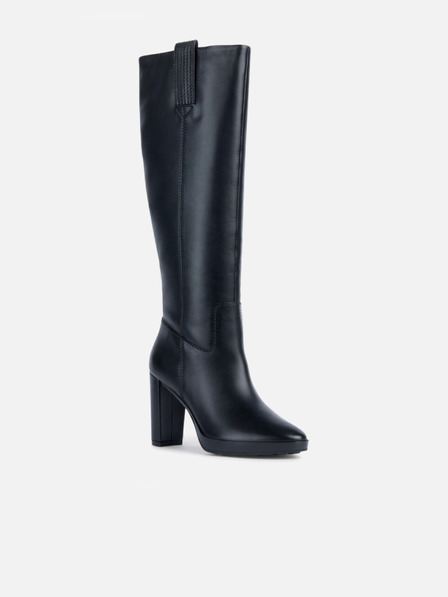 Geox Čierne dámske čižmy Geox Walk Pleasure 85