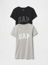 GAP Bavlnené tričká s logom GAP, 2 ks