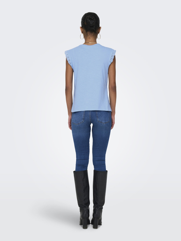 Jacqueline de Yong Modré dámske tričko JDY