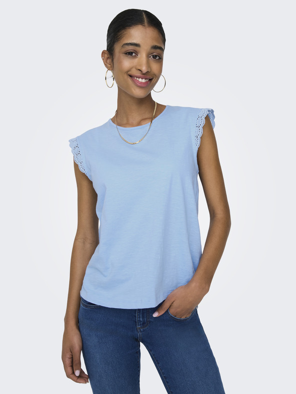 Jacqueline de Yong Modré dámske tričko JDY