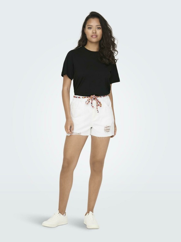 Jacqueline de Yong Čierne dámske tričko JDY PISA