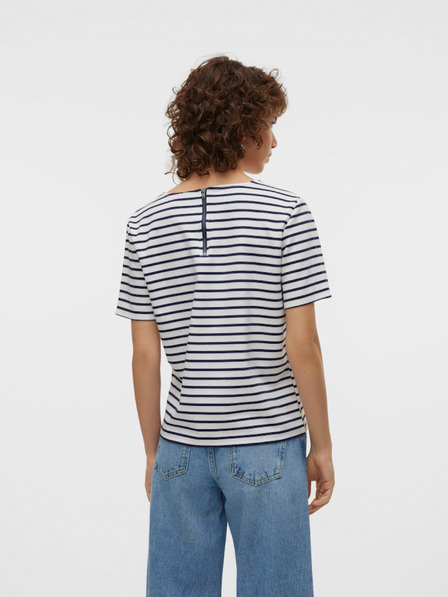 Vero Moda Modro-biela dámska pruhovaná košeľa Vero Moda