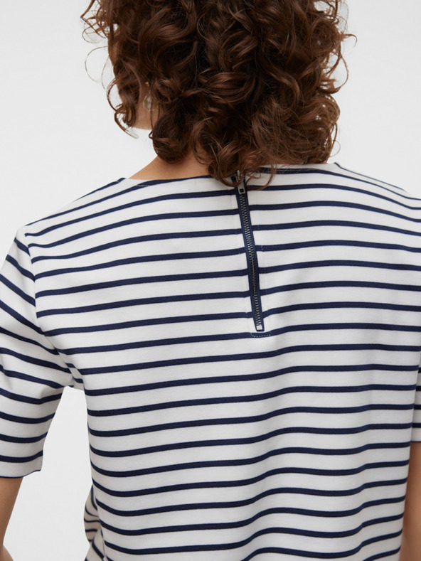 Vero Moda Modro-biela dámska pruhovaná košeľa Vero Moda