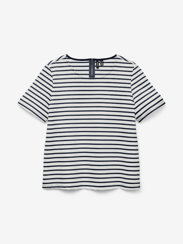 Vero Moda Modro-biela dámska pruhovaná košeľa Vero Moda