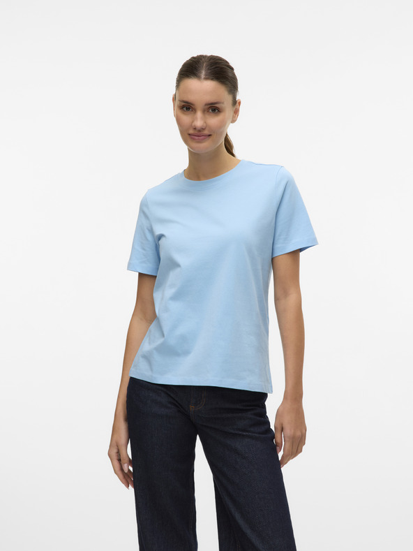 Vero Moda Modrá dámska košeľa Vero Moda