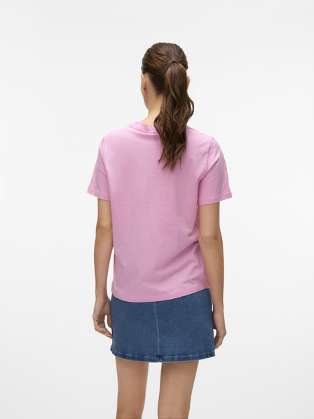Vero Moda Vero Moda Ružové dámske tričko