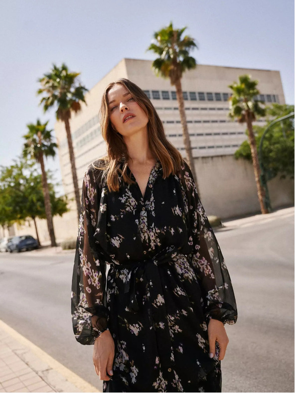 Moodo Dámske kvetinové šaty Moodo