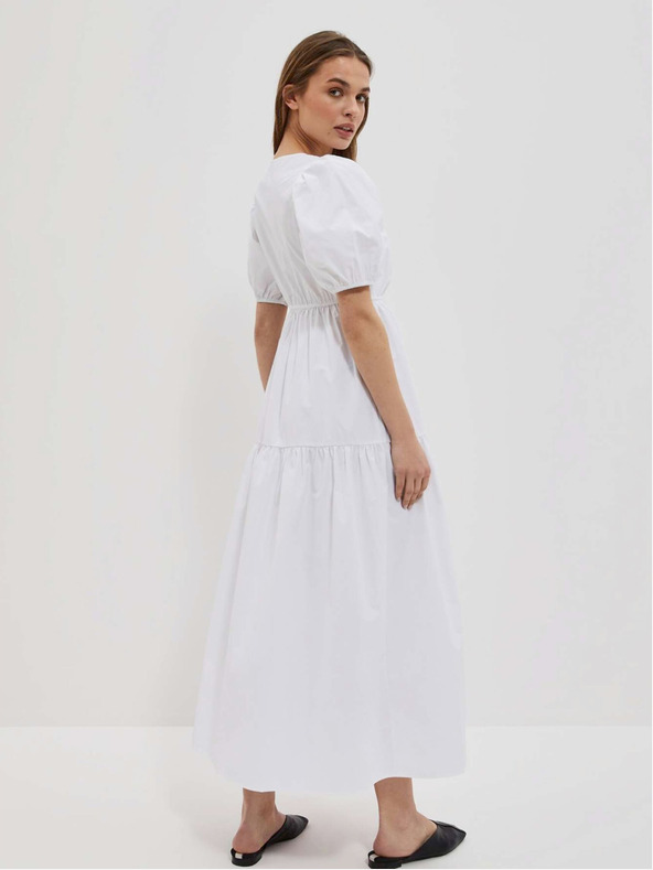 Moodo Biele dámske šaty Moodo