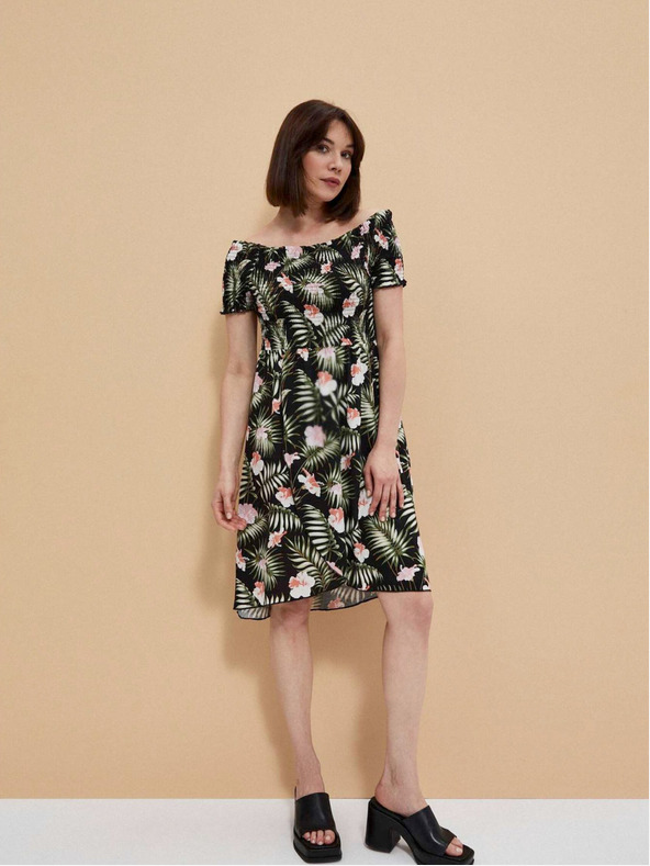 Moodo Vzorované viskózové šaty Moodo