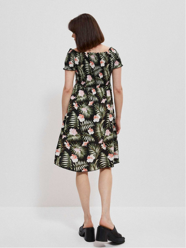 Moodo Vzorované viskózové šaty Moodo