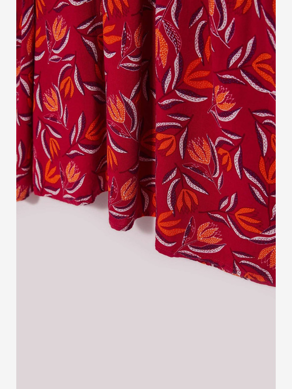 Moodo Červené vzorované šaty Moodo