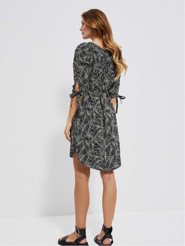 Moodo Viskózová košeľa s kvetinovou potlačou Moodo