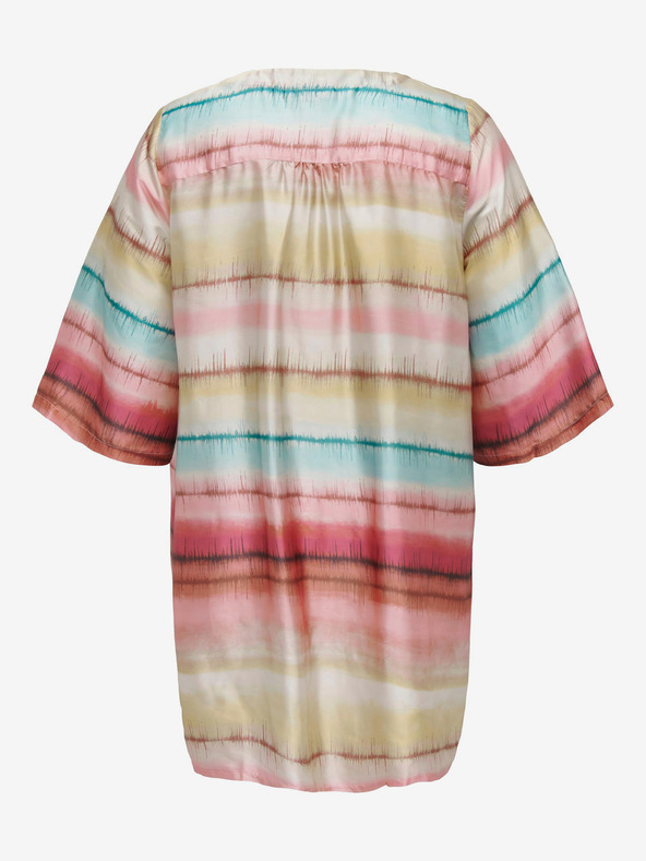 ONLY CARMAKOMA Krémová dámska tunika ONLY CARMAKOMA Tanny