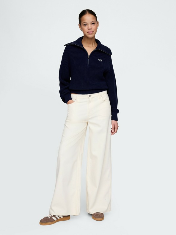 GAP Polo sveter s logom Americana GAP