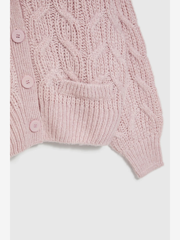 Moodo Svetloružový dámsky sveter Moodo