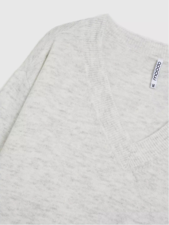 Moodo Dámsky sveter s výstrihom do V Moodo