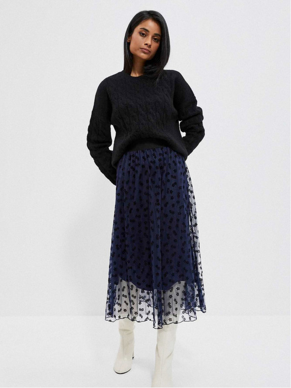 Moodo Čierny dámsky sveter Moodo