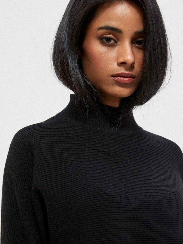 Moodo Čierny dámsky sveter Moodo
