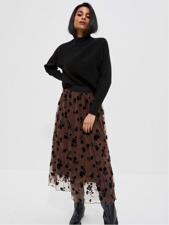 Moodo Čierny dámsky sveter Moodo