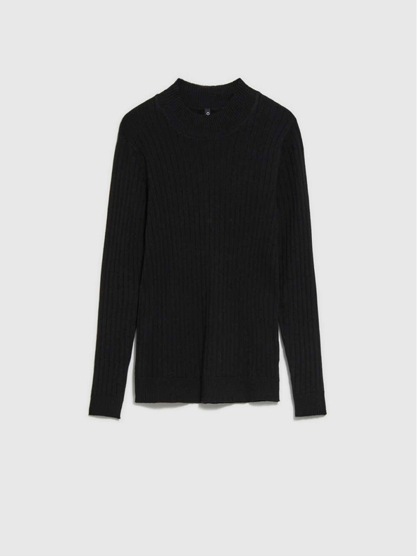 Moodo Čierny dámsky sveter Moodo