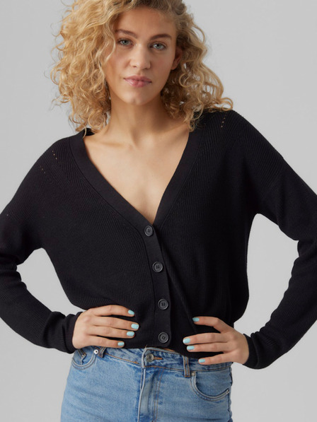 Vero Moda Čierny dámsky sveter Vero Moda