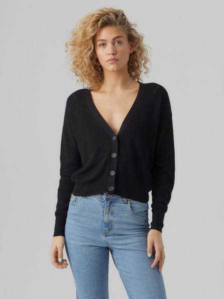 Vero Moda Čierny dámsky sveter Vero Moda