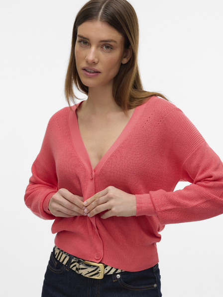 Vero Moda Oranžový dámsky kardigán Vero Moda