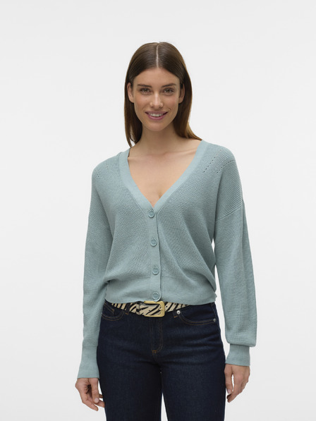 Vero Moda Modrý dámsky kardigán Vero Moda