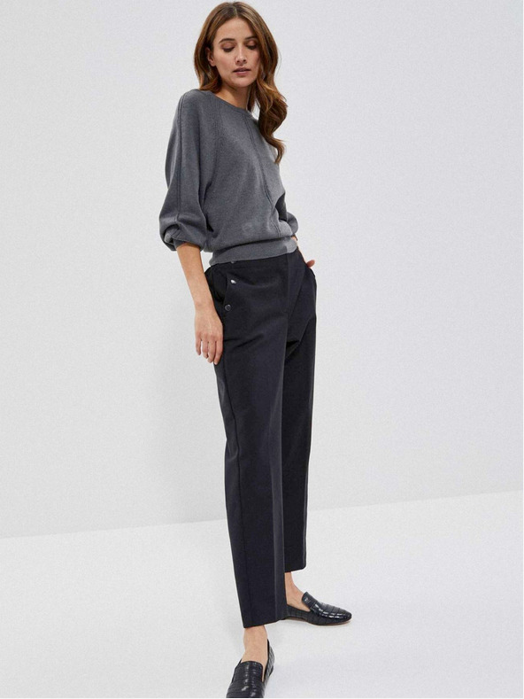 Moodo Šedý dámsky sveter Moodo