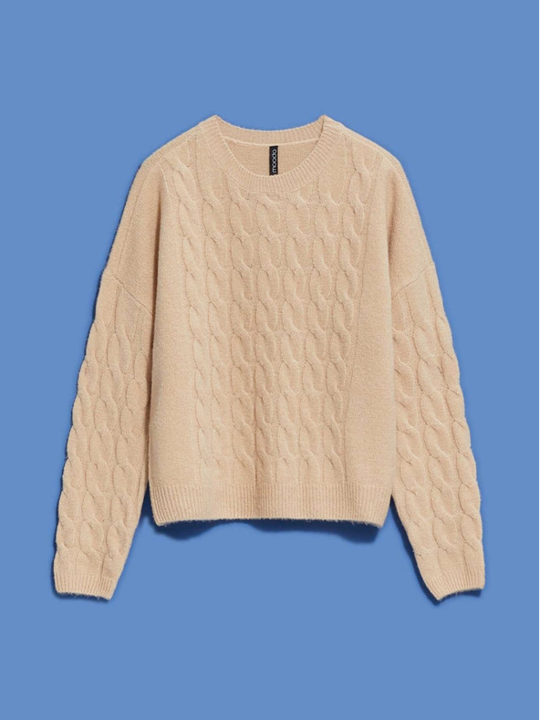 Moodo Moodo Béžový dámsky sveter