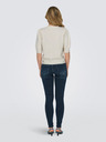 ONLY Béžový dámsky sveter s krátkym rukávom ONLY ONLRICA