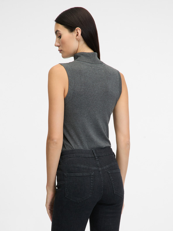 Orsay Sivý dámsky sveter s rolákom ORSAY