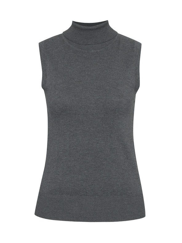 Orsay Sivý dámsky sveter s rolákom ORSAY