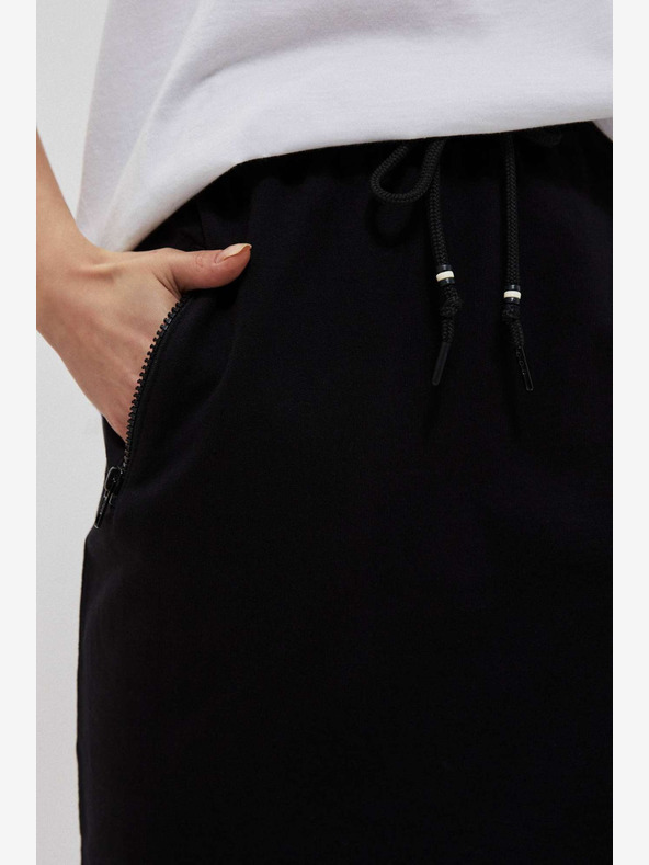 Moodo Čierna dámska sukňa Moodo