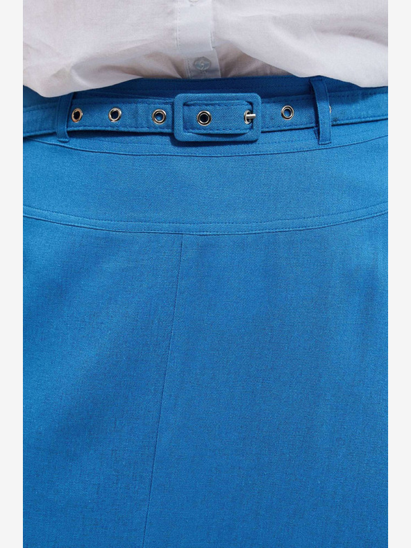 Moodo Modrá dámska sukňa Moodo